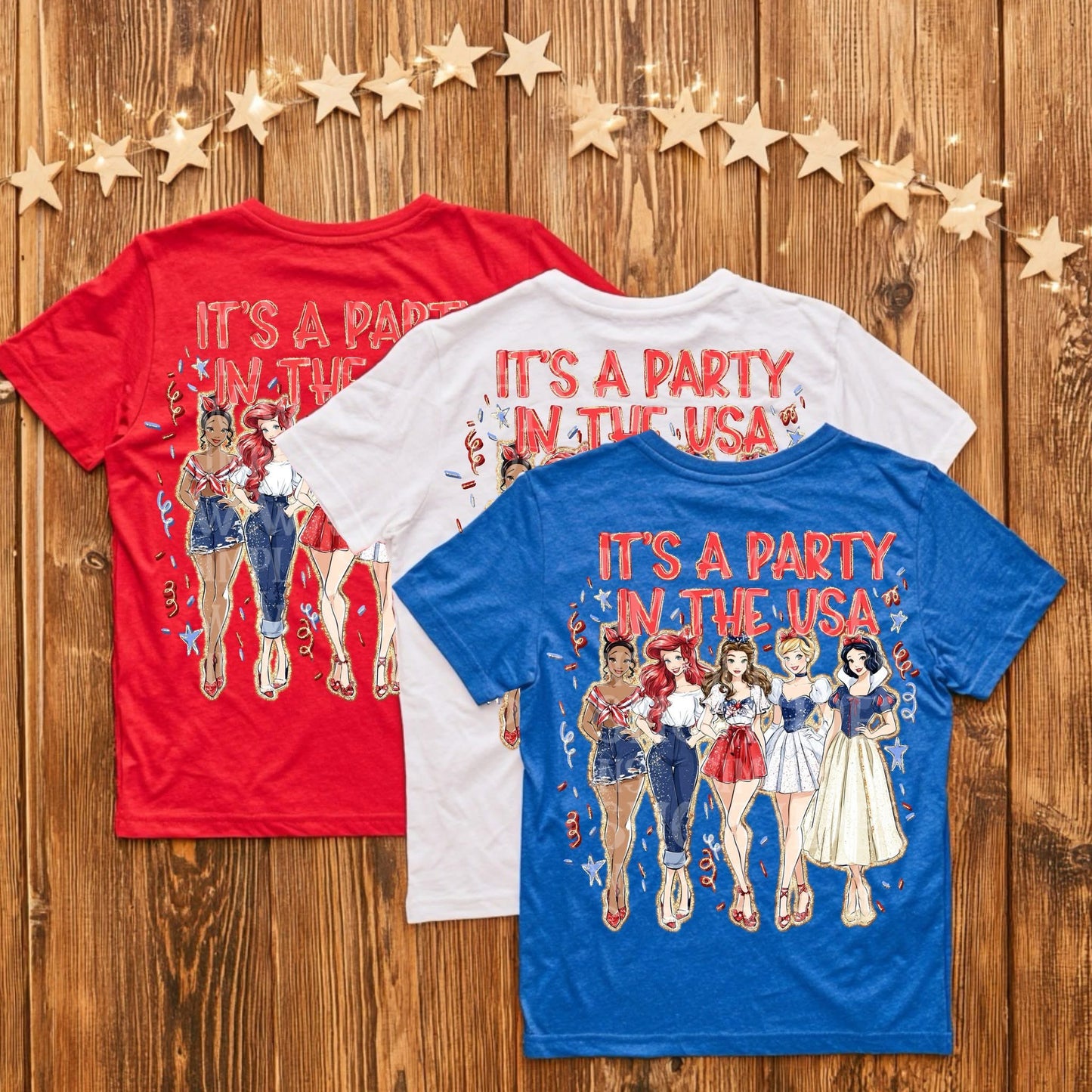 It’s A Party In The USA DTF Print