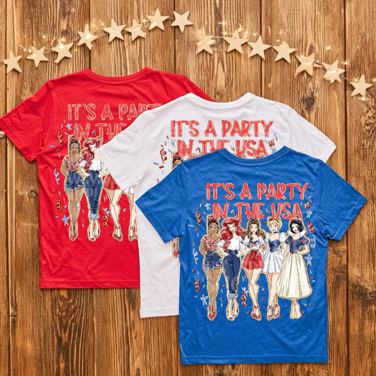 It’s A Party In The USA DTF Print