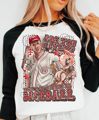 No Crying In Baseball DTF Print