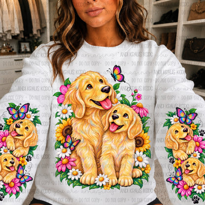 LFrank Golden Dogs DTF Print