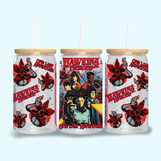 Hawkins Heros 16 oz Glass Wraps