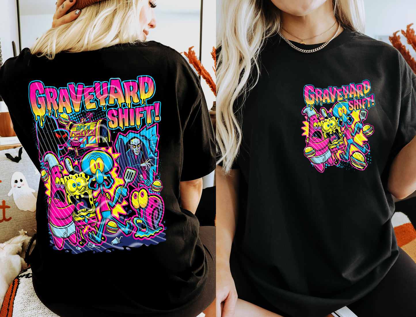 Graveyard Shift DTF Print