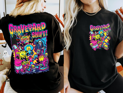 Graveyard Shift DTF Print