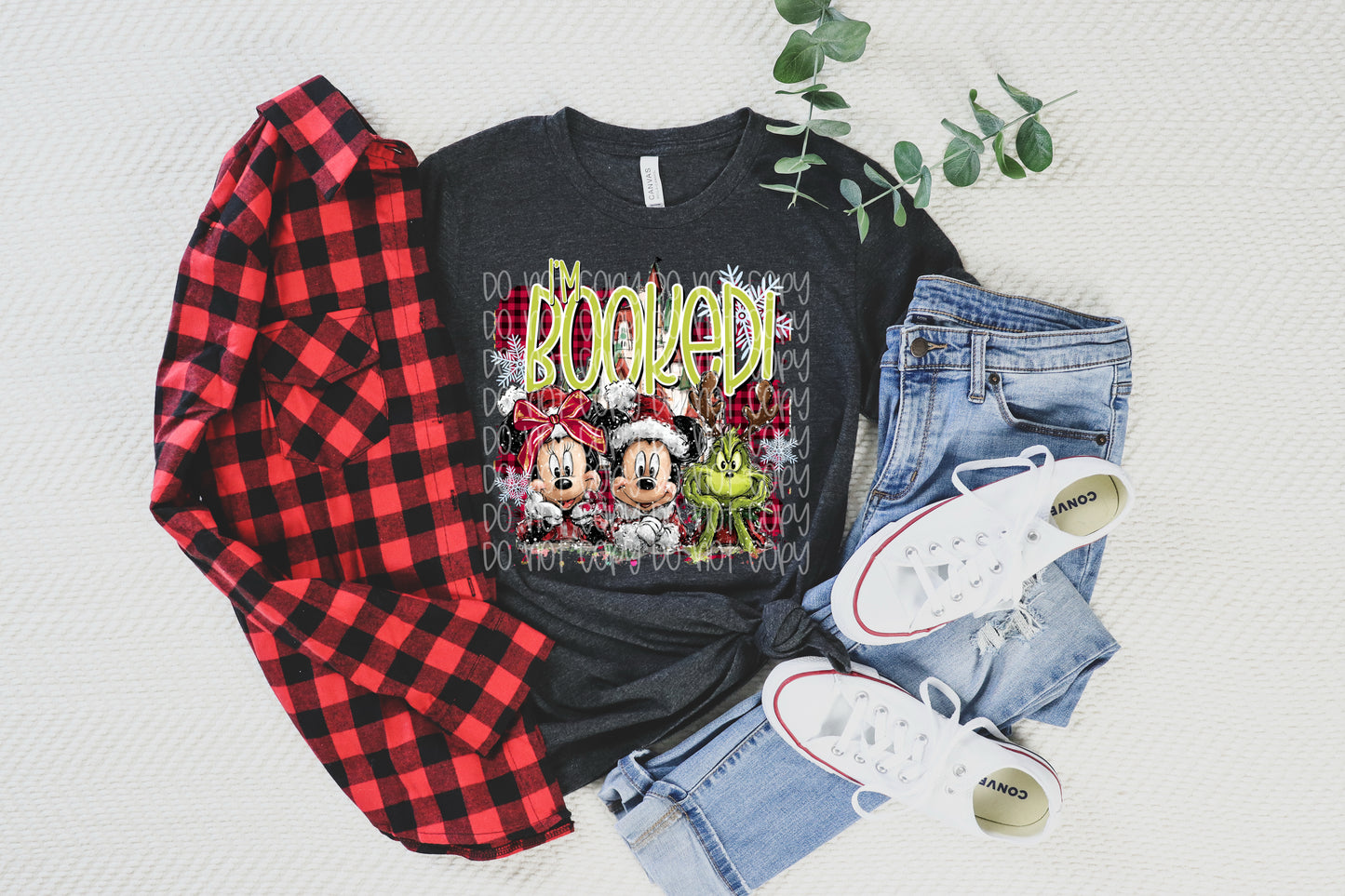 I’m Booked! Christmas DTF Print