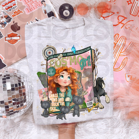 Cosmo Girl Merida DTF Prints