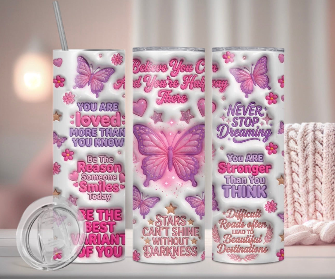 Affirmations Tumbler Wrap