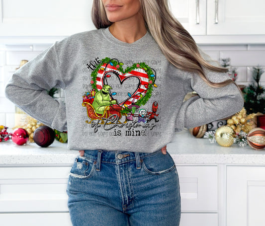 The Heart Of Christmas Is Mine DTF Print
