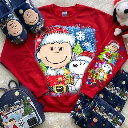 Christmas Charlie & Snoopy DTF Print