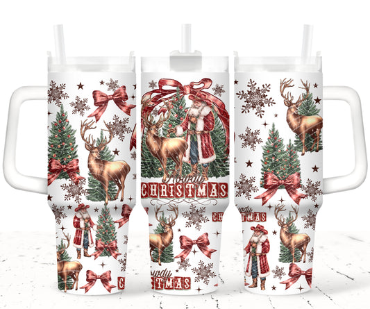 Howdy Christmas 40 ozTumbler Prints