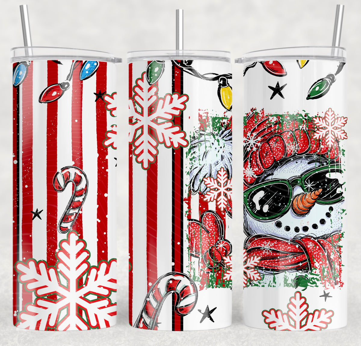 Snowman Tumbler Wrap
