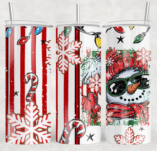Snowman Tumbler Wrap