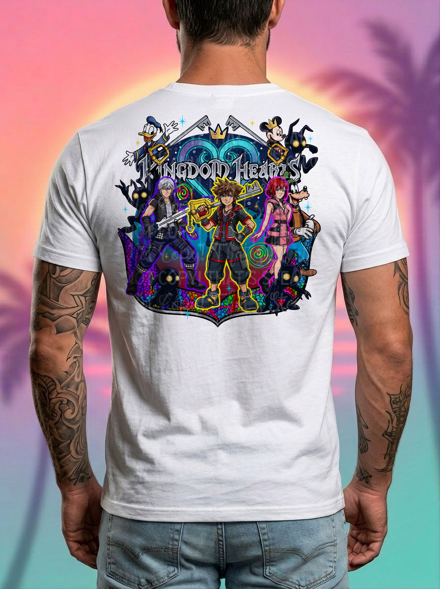 Kingdom Hearts DTF Print