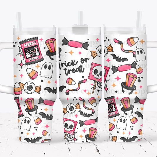 Trick Or Treat 40 oz Tumbler Print