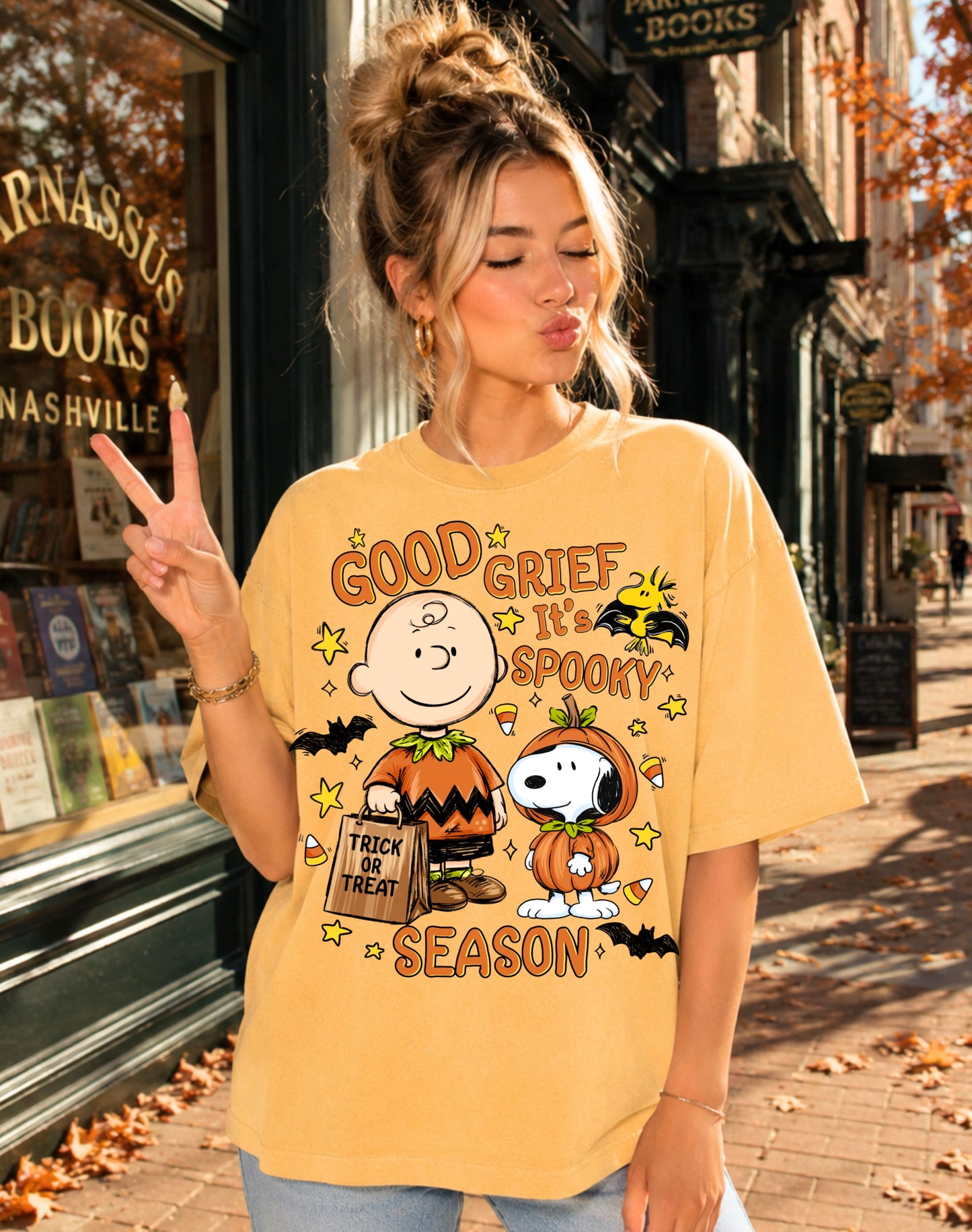 Good Grief Halloween DTF Print
