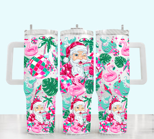 Winter Wonderland Santa 40 oz Tumbler Print