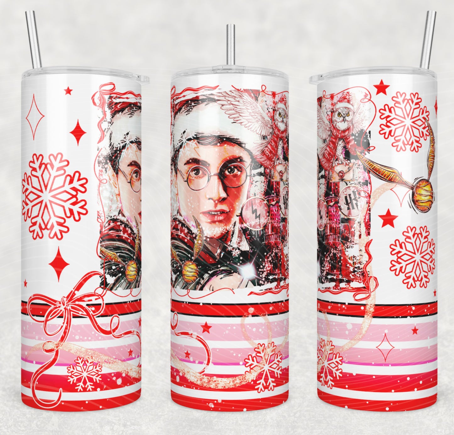 HPotter Christmas Tumbler Wrap