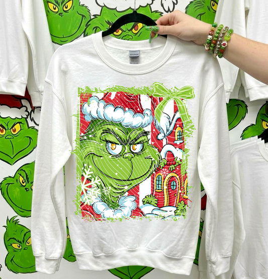 Grinch DTF Print