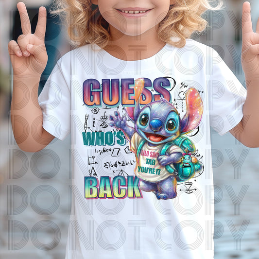 Guess Who’s Back DTF Print