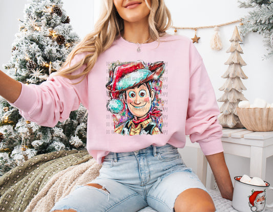 Christmas Woody DTF Print