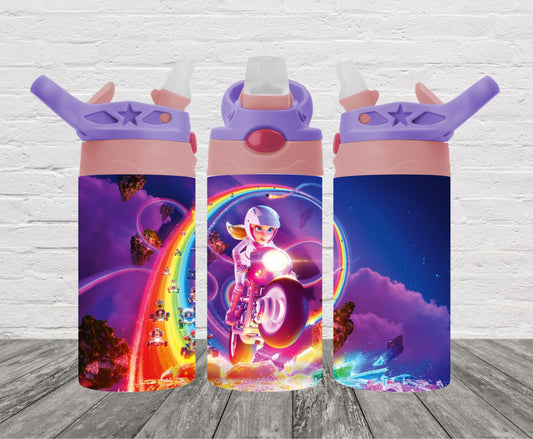 Rainbow Road Peach Kids Tumbler Wrap