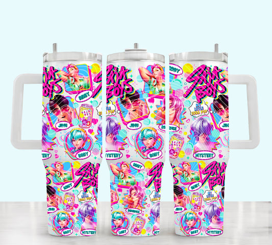 Saja Boys 40 oz Tumbler Print