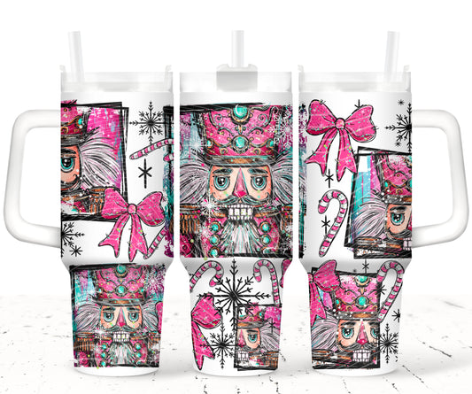Selfie Nutcracker 40 oz Tumbler Print