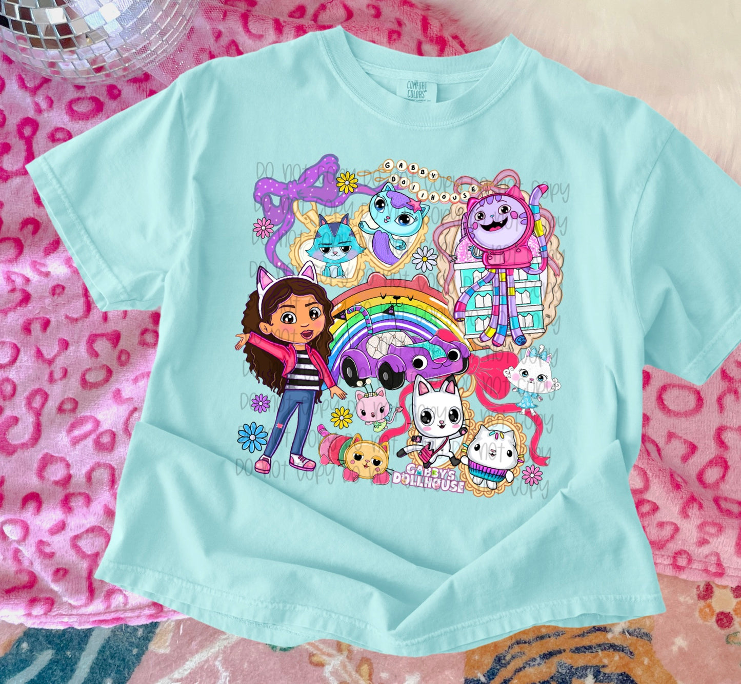 Gabby & Friends Locket DTF Print