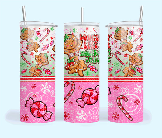 Lookin’ Like A Holiday Snack Tumbler Wrap