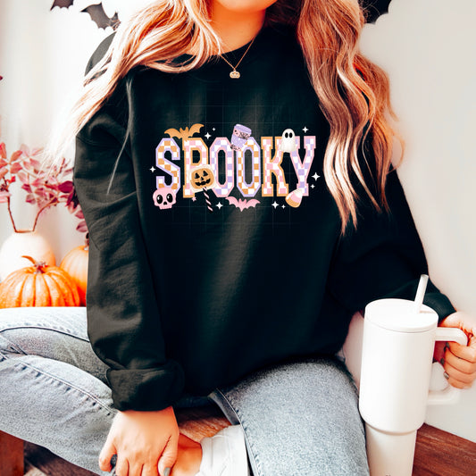 Pastel Spooky Varsity DTF Prints