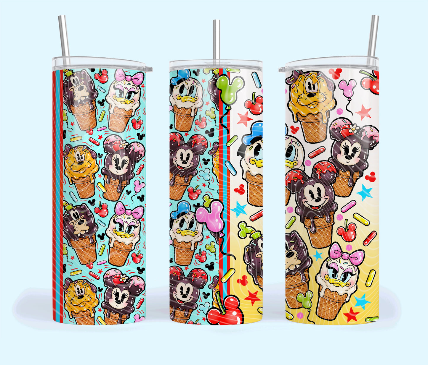 Mouse & Friends Ice Cream Tumbler Wrap