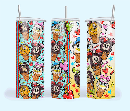 Mouse & Friends Ice Cream Tumbler Wrap