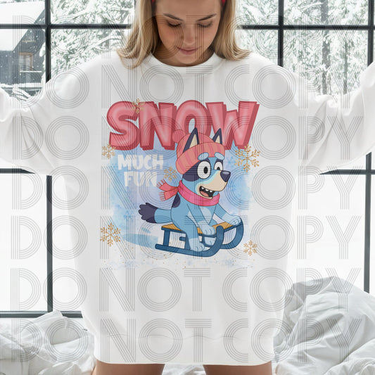 Snow Much Fun DTF Print