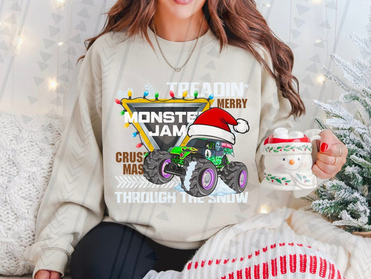 Merry Crushmas (Grave Digger) DTF Prints
