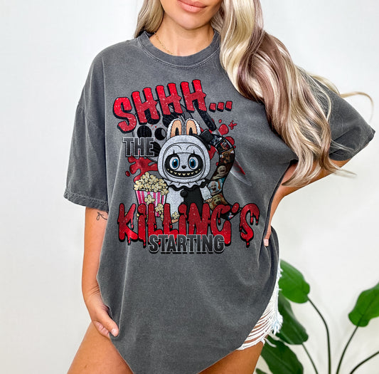 Labubu Horror Clown DTF Prints