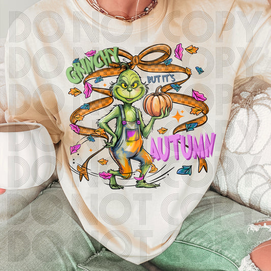 Grinchy But It’s Autumn DTF Prints