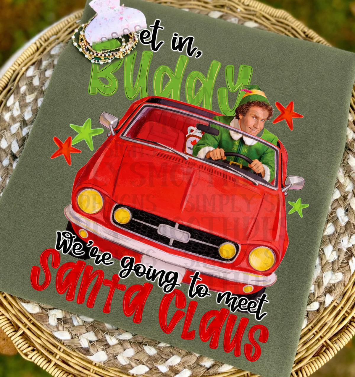 We’re Going To Meet Santa Claus DTF Print