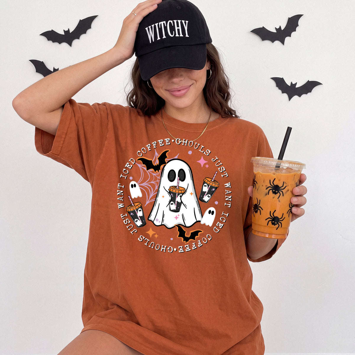 Ghouls Just Want Iced Coffee DTF Print