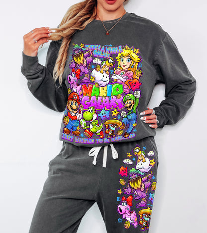 Mario Galaxy (Double Sleeve) DTF Prints