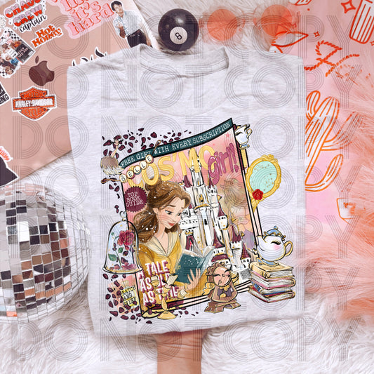Cosmo Girl Belle DTF Prints