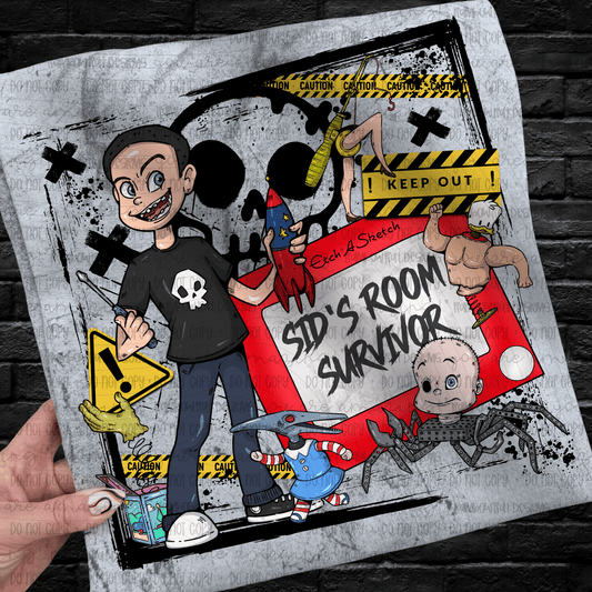 Sid’s Room Survivor DTF Print