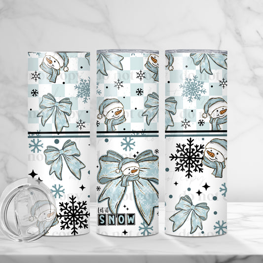 Let It Snow Tumbler Wrap