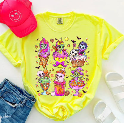 Ice Cream Spooky Sports DTF Print