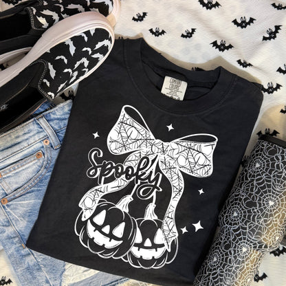 Spooky Pumpkin Cherries DTF Print