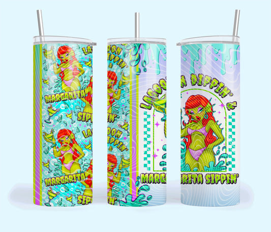 Lagoon Dippin’ & Margarita Sippin’ Tumbler Wrap