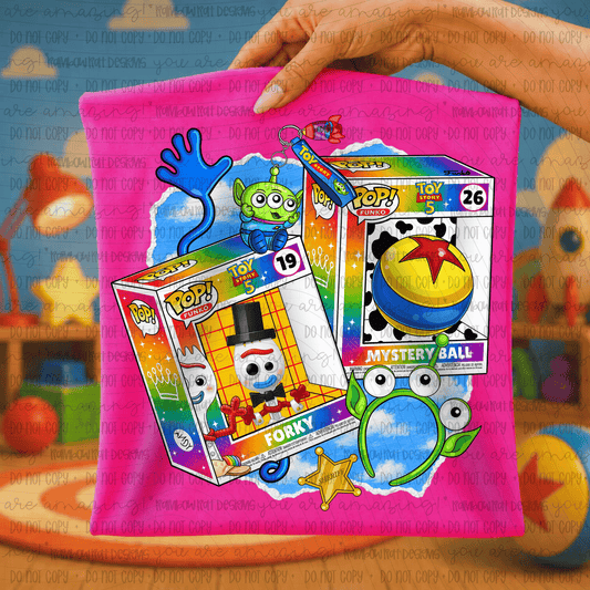 TS Collector Box Forky DTF Print