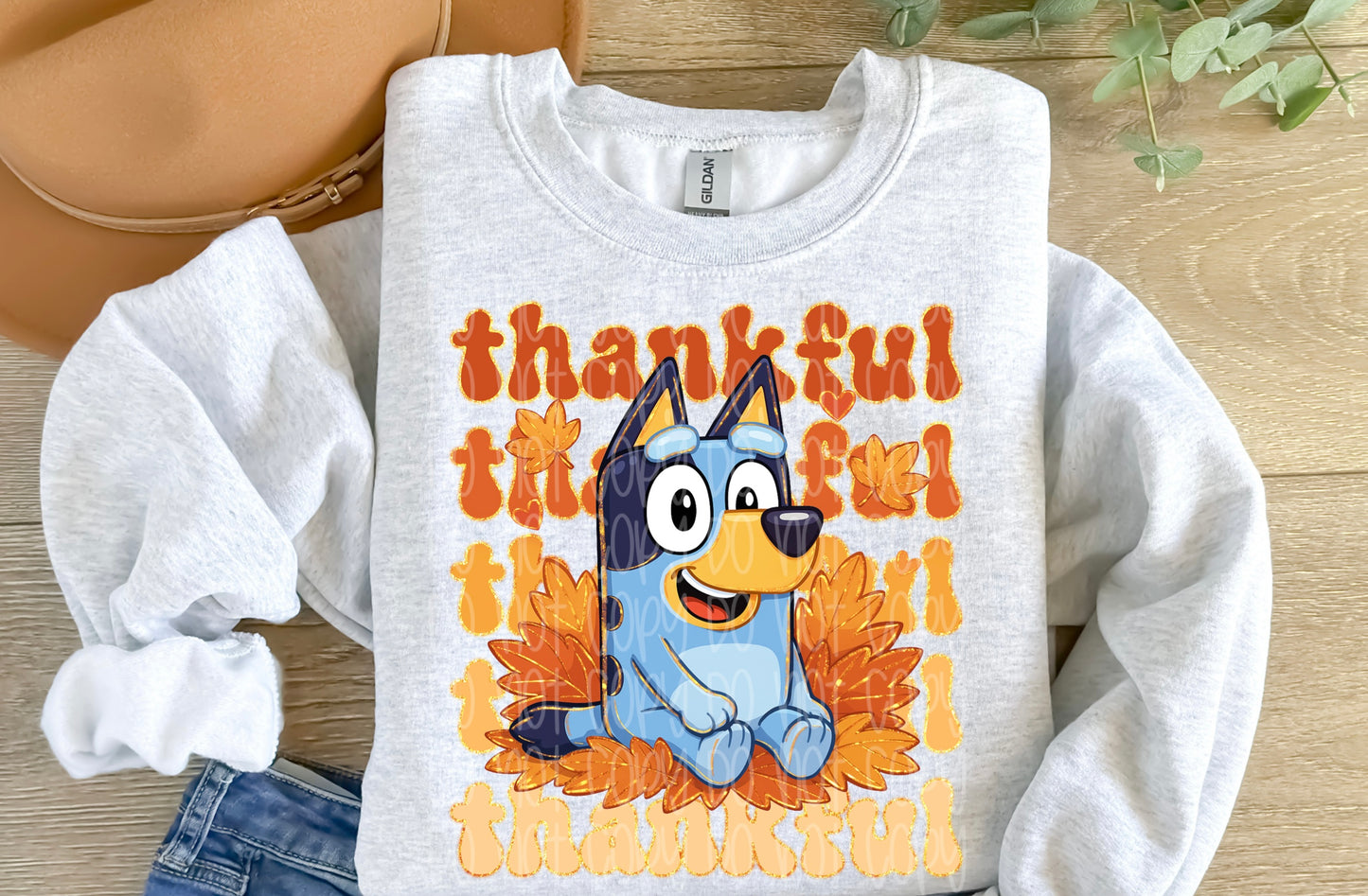 Thankful Bluey DTF Prints