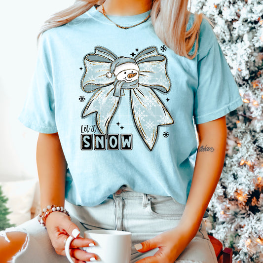 Let It Snow DTF Print