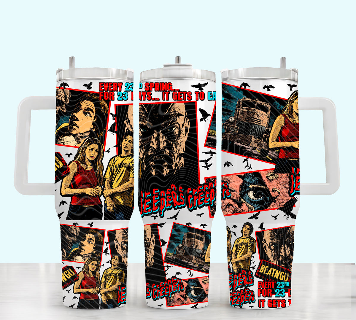 Jeepers Creepers 40 oz Tumbler Prints