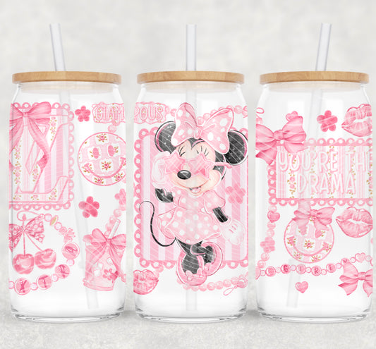 Glamorous Mouse 16 oz Glass Wrap