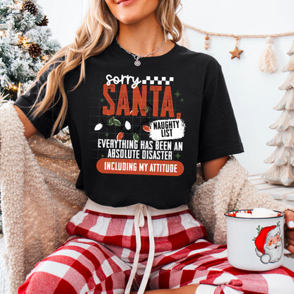 Sorry Santa Naughty List DTF Prints